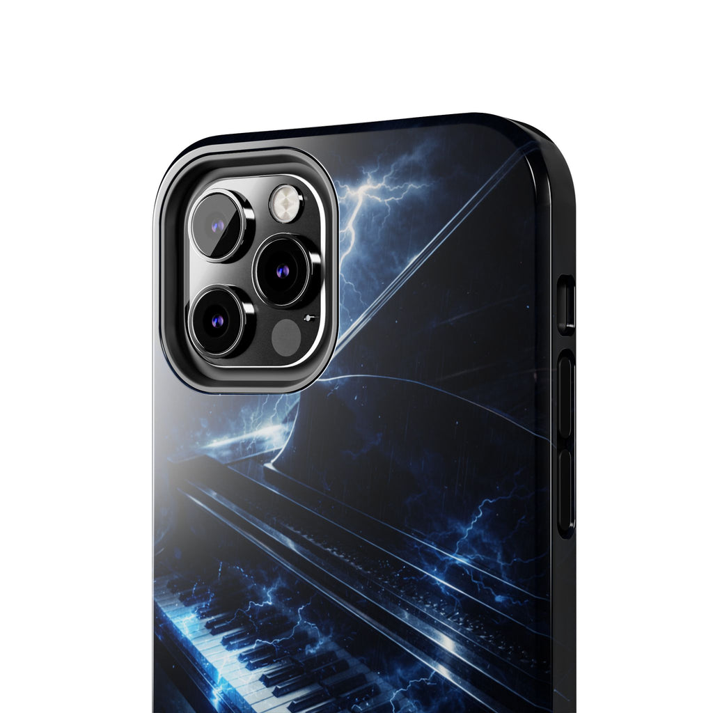 Piano Lightning Tough Phone Case | Electric Blue Keyboard Protective Case product image 50