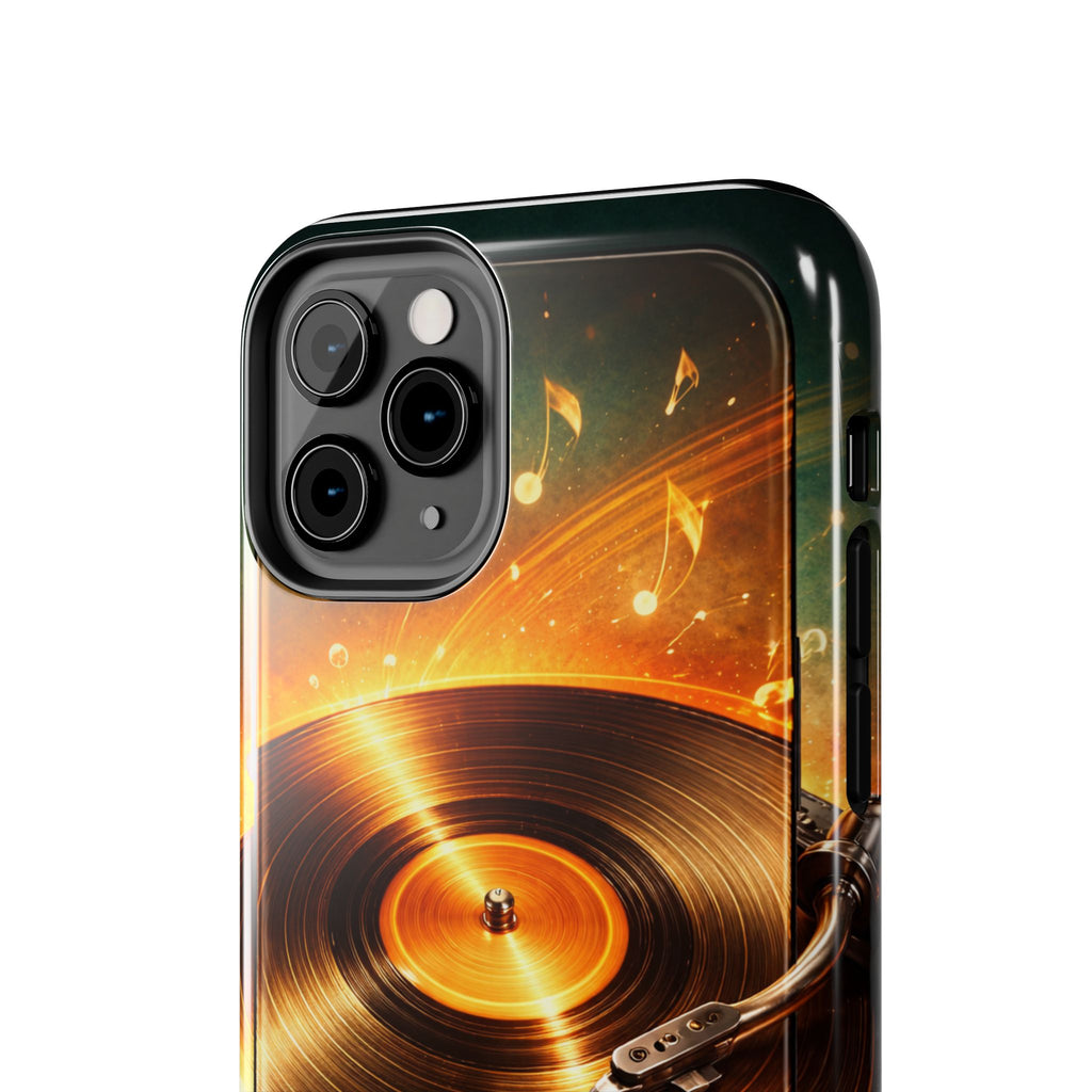 Golden Vinyl Grooves Tough Phone Case | Music Lover's Statement product image 38
