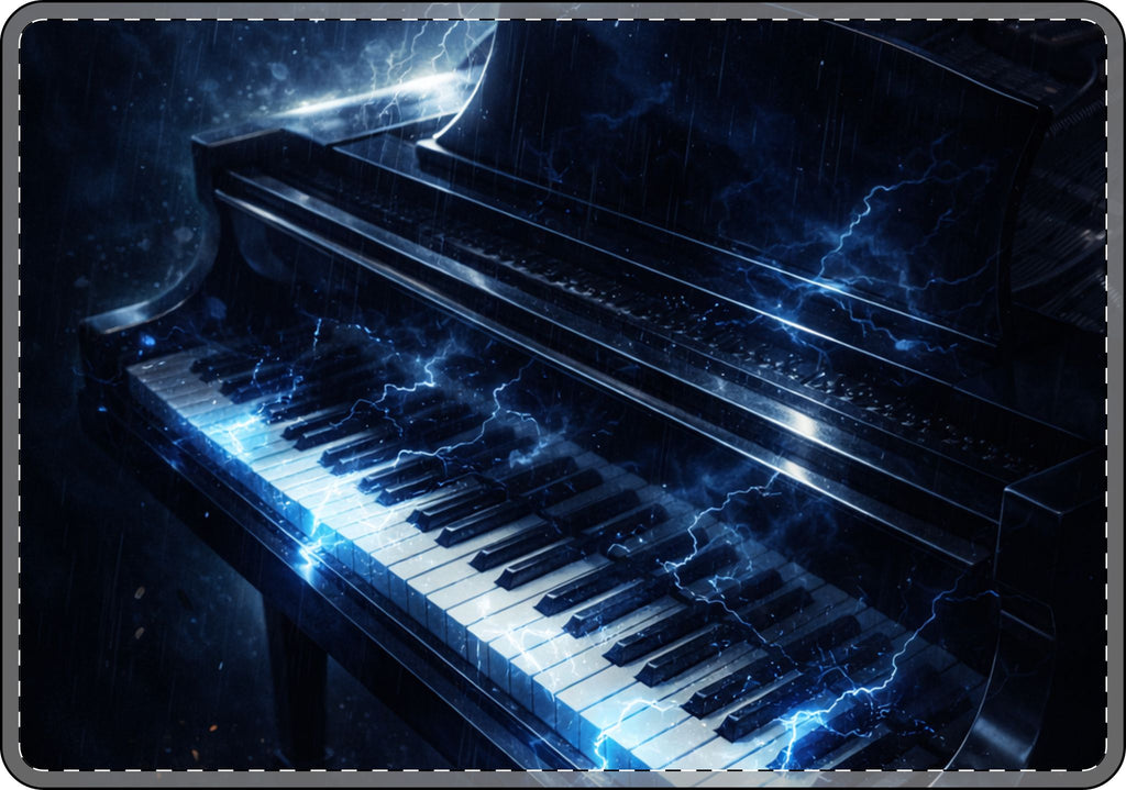 Storm Piano MacBook Case | Thunder on the Keys product image 3