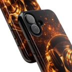 Gold Headphones Tough Phone Case | Music Lover Protective Case product image 100