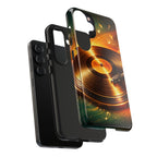 Golden Vinyl Grooves Tough Phone Case | Music Lover's Statement product image 103