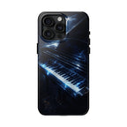 Piano Lightning Tough Phone Case | Electric Blue Keyboard Protective Case product image 19