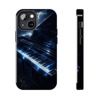 Piano Lightning Tough Phone Case | Electric Blue Keyboard Protective Case product image 9