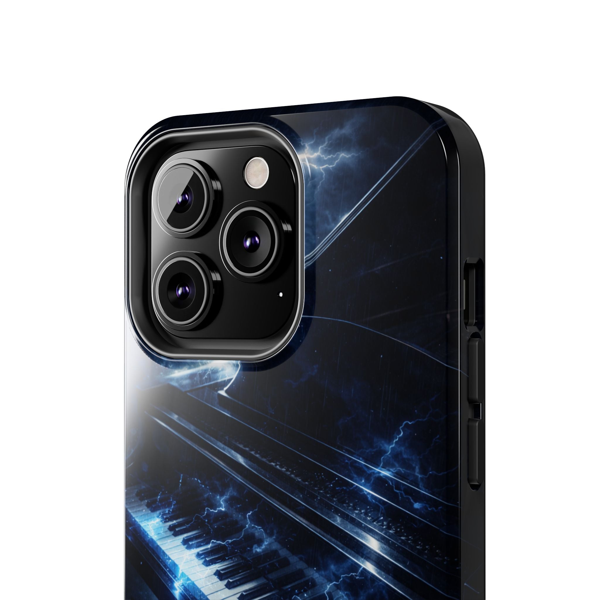 Piano Lightning Tough Phone Case | Electric Blue Keyboard Protective Case product image 62