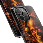 Flaming Skull Tough Phone Case | Guitar & Rock Lover Design product image 79