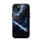 Piano Lightning Tough Phone Case | Electric Blue Keyboard Protective Case product image 18