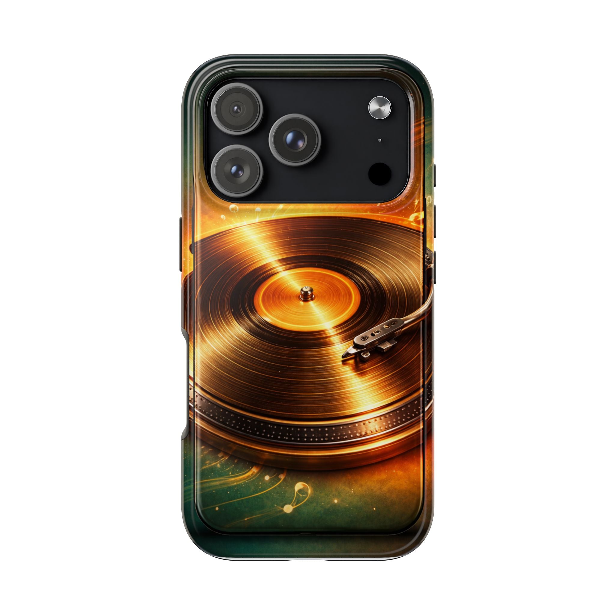 Golden Vinyl Grooves Tough Phone Case | Music Lover's Statement product image 30