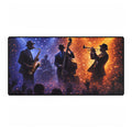 Jazz Band Desk Mat — Concert Silhouette Mouse Pad for Musicians & Music Lovers product image 1
