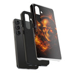 Flaming Skull Tough Phone Case | Guitar & Rock Lover Design product image 84