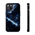 Piano Lightning Tough Phone Case | Electric Blue Keyboard Protective Case product image 8