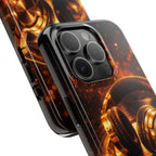 Gold Headphones Tough Phone Case | Music Lover Protective Case product image 73