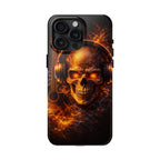 Flaming Skull Tough Phone Case | Guitar & Rock Lover Design product image 19