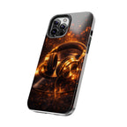 Gold Headphones Tough Phone Case | Music Lover Protective Case product image 52