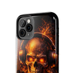 Flaming Skull Tough Phone Case | Guitar & Rock Lover Design product image 38