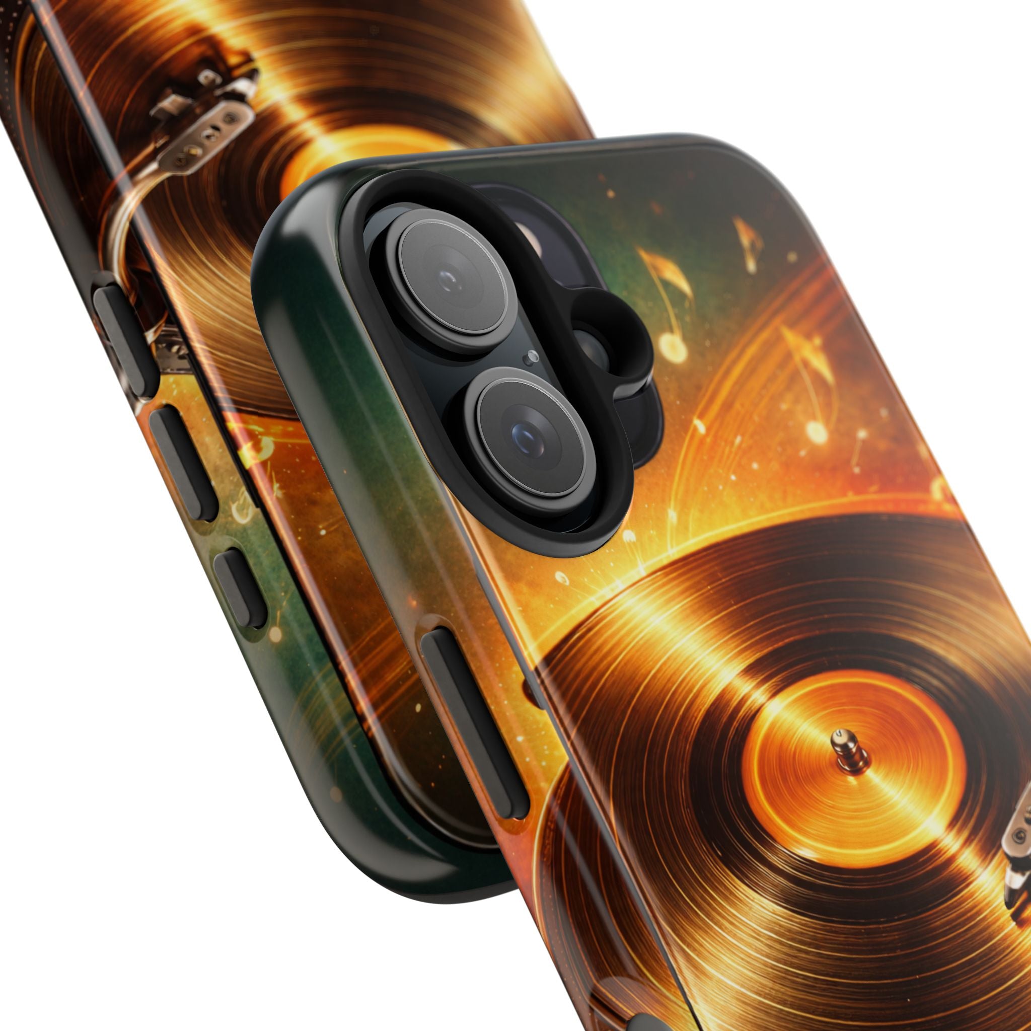 Golden Vinyl Grooves Tough Phone Case | Music Lover's Statement product image 98