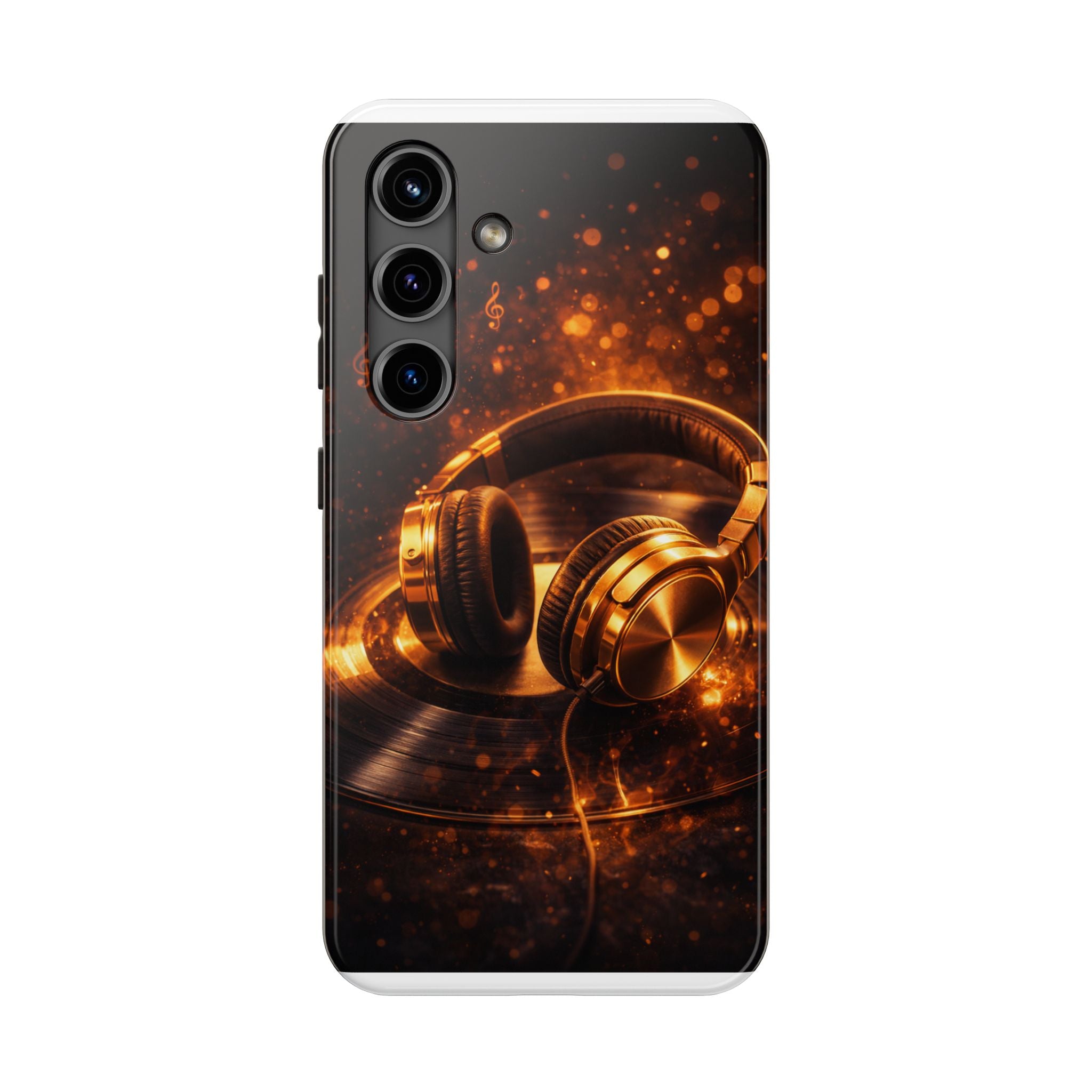 Gold Headphones Tough Phone Case | Music Lover Protective Case product image 20