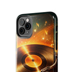 Golden Vinyl Grooves Tough Phone Case | Music Lover's Statement product image 41