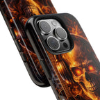 Flaming Skull Tough Phone Case | Guitar & Rock Lover Design product image 94
