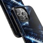 Piano Lightning Tough Phone Case | Electric Blue Keyboard Protective Case product image 96