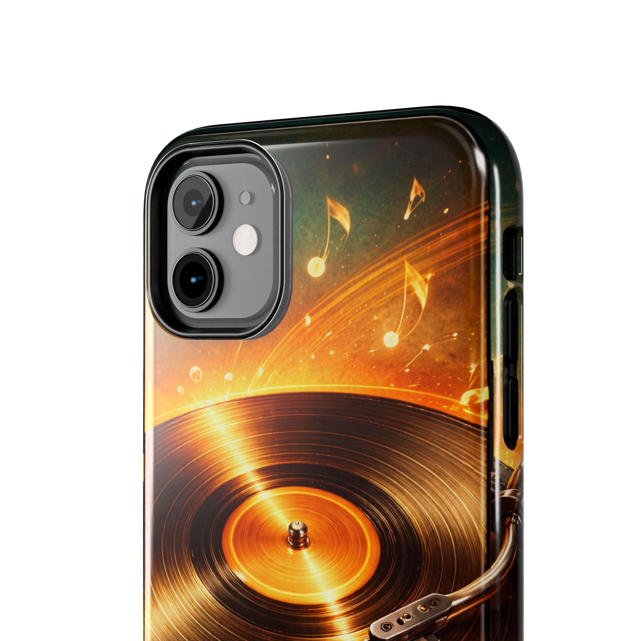 Golden Vinyl Grooves Tough Phone Case | Music Lover's Statement product image 35