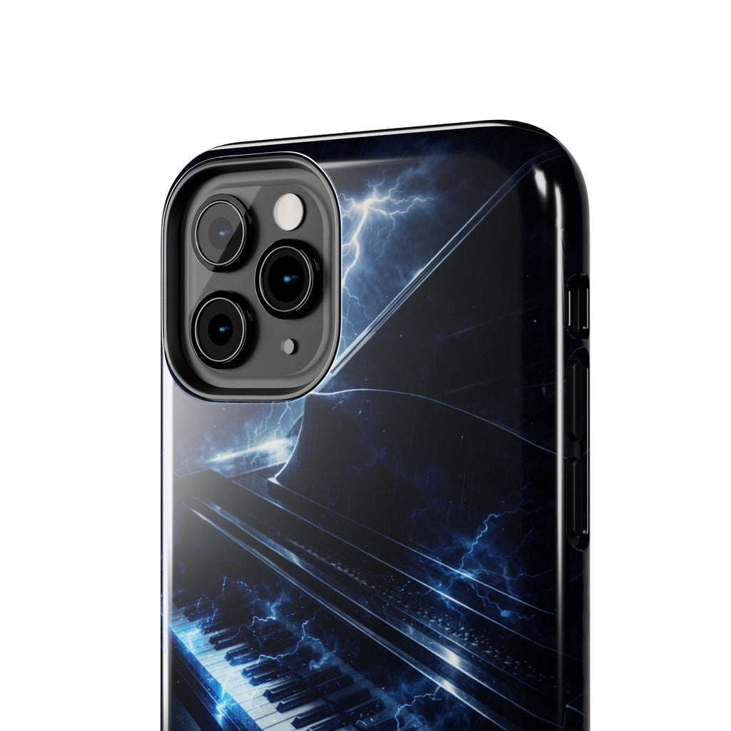Piano Lightning Tough Phone Case | Electric Blue Keyboard Protective Case product image 38