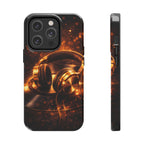 Gold Headphones Tough Phone Case | Music Lover Protective Case product image 13