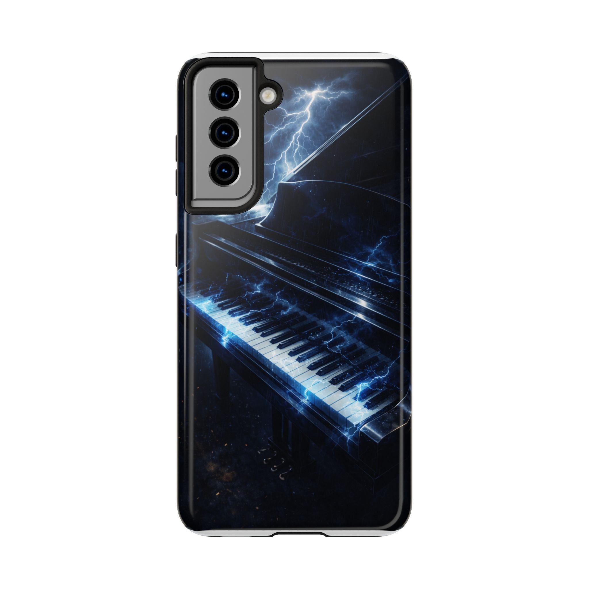 Piano Lightning Tough Phone Case | Electric Blue Keyboard Protective Case product image 23