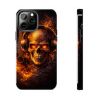 Flaming Skull Tough Phone Case | Guitar & Rock Lover Design product image 11