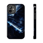 Piano Lightning Tough Phone Case | Electric Blue Keyboard Protective Case product image 5