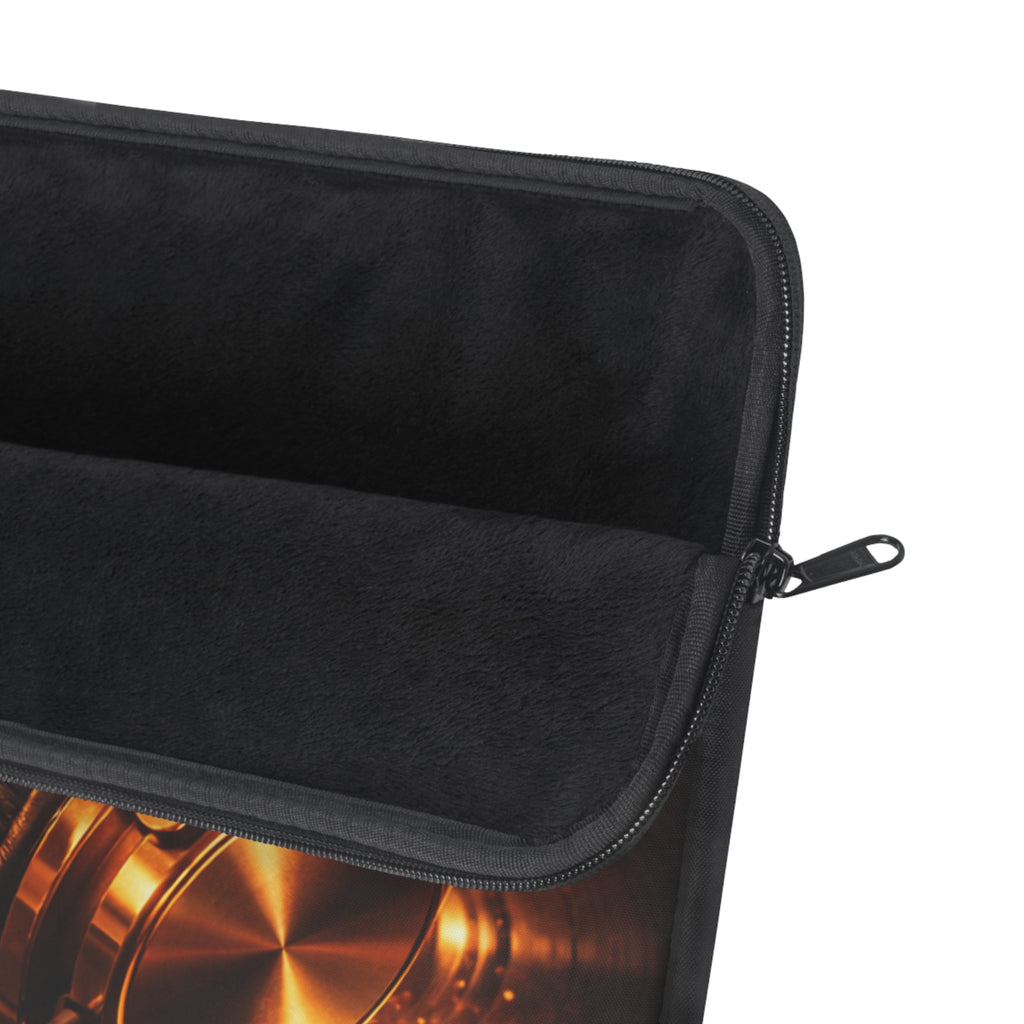 Gold Headphones Laptop Sleeve | Carry the Sound product image 9