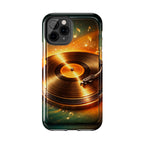 Golden Vinyl Grooves Tough Phone Case | Music Lover's Statement product image 36