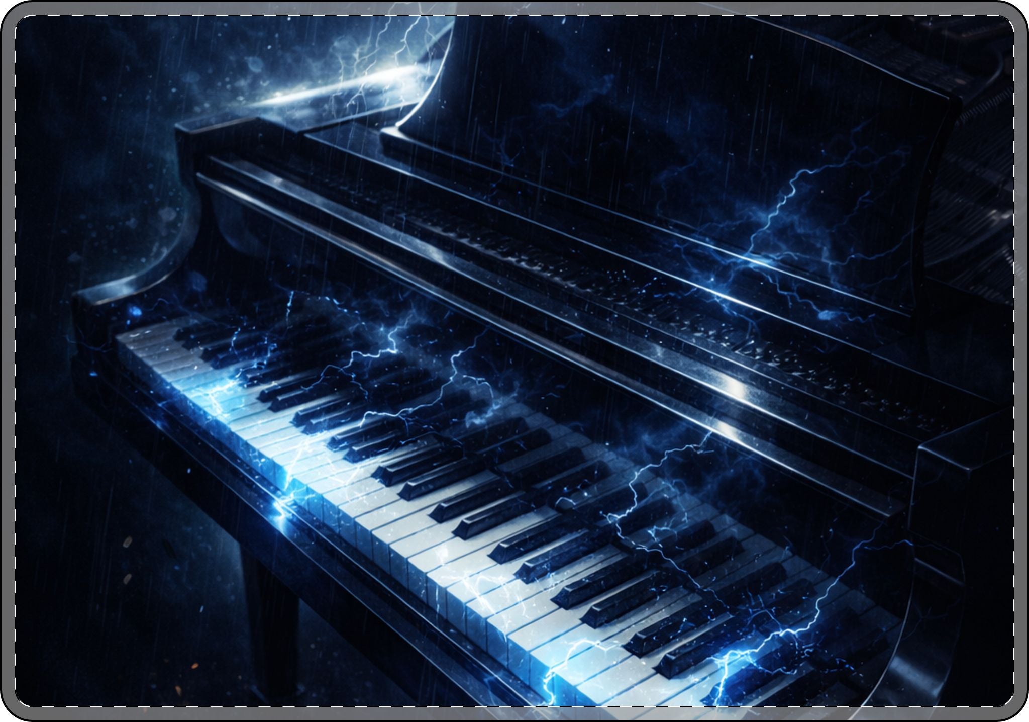 Storm Piano MacBook Case | Thunder on the Keys product image 5