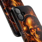 Flaming Skull Tough Phone Case | Guitar & Rock Lover Design product image 100
