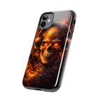 Flaming Skull Tough Phone Case | Guitar & Rock Lover Design product image 34