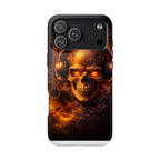 Flaming Skull Tough Phone Case | Guitar & Rock Lover Design product image 31