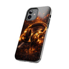 Gold Headphones Tough Phone Case | Music Lover Protective Case product image 43