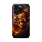 Flaming Skull Tough Phone Case | Guitar & Rock Lover Design product image 17