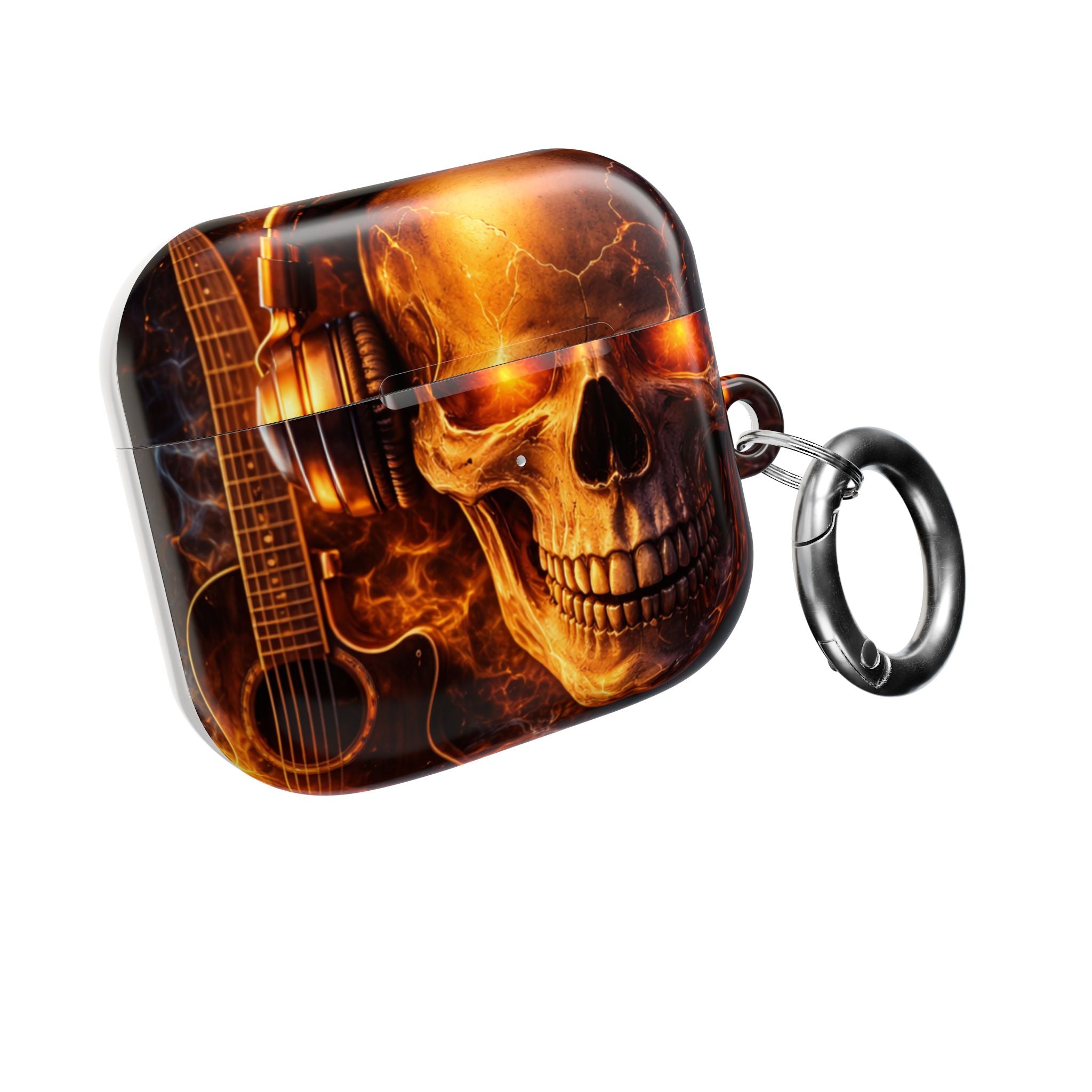 Flaming Skull AirPods Case | Wireless Earbuds Protection product image 20