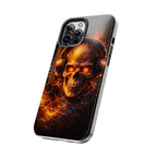 Flaming Skull Tough Phone Case | Guitar & Rock Lover Design product image 52