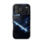 Piano Lightning Tough Phone Case | Electric Blue Keyboard Protective Case product image 30