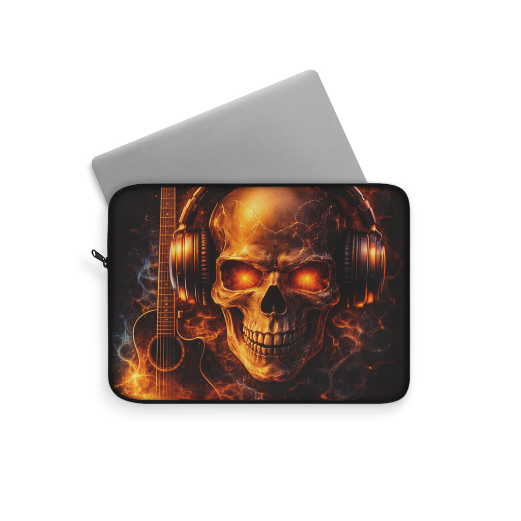 Flaming Skull Laptop Sleeve | Rock Solid Protection product image 4