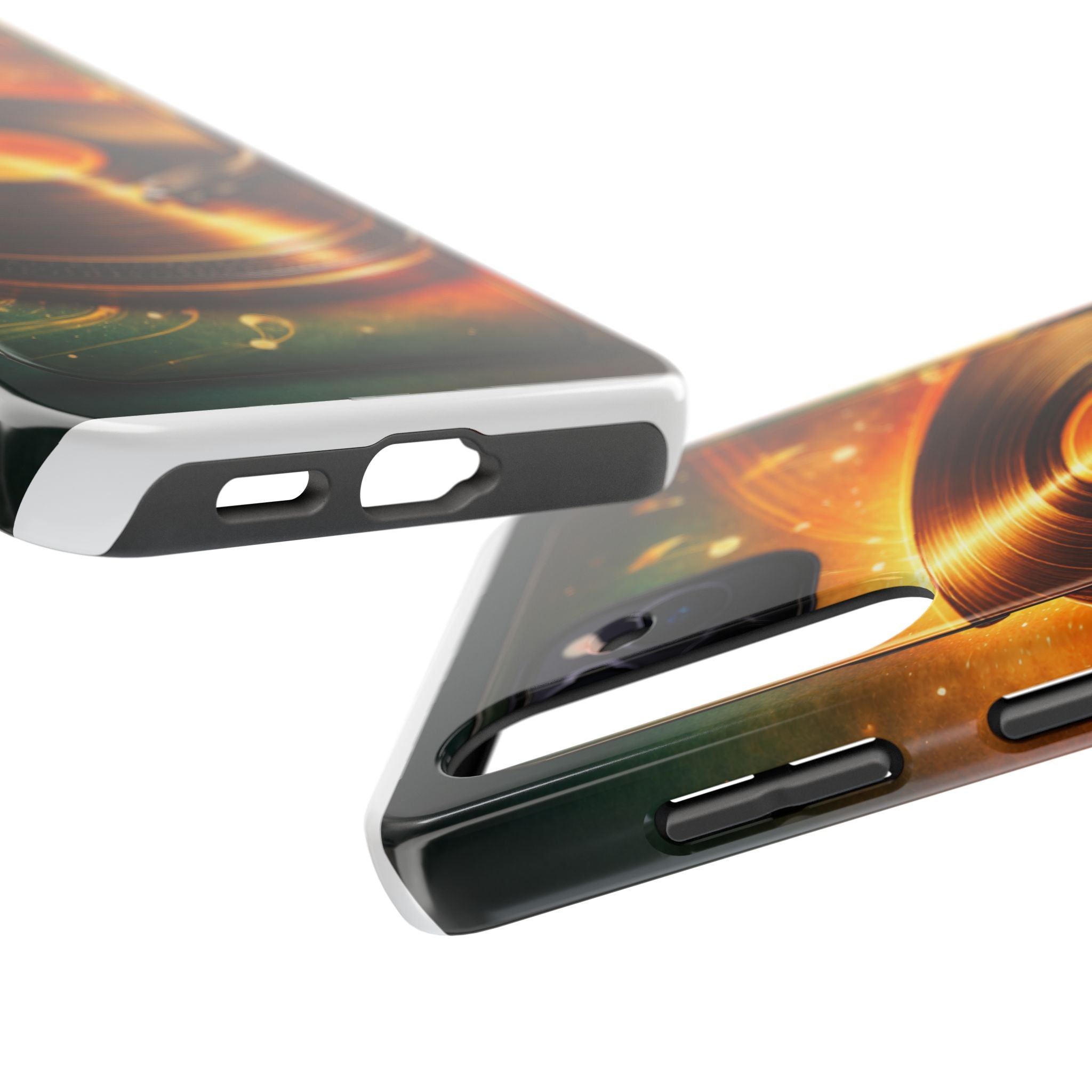 Golden Vinyl Grooves Tough Phone Case | Music Lover's Statement product image 83