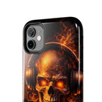 Flaming Skull Tough Phone Case | Guitar & Rock Lover Design product image 35