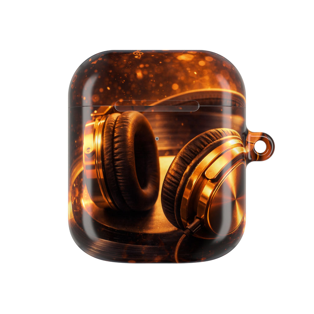 Gold Headphones AirPods Case | Wireless Earbuds Protection product image 4