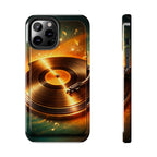 Golden Vinyl Grooves Tough Phone Case | Music Lover's Statement product image 7