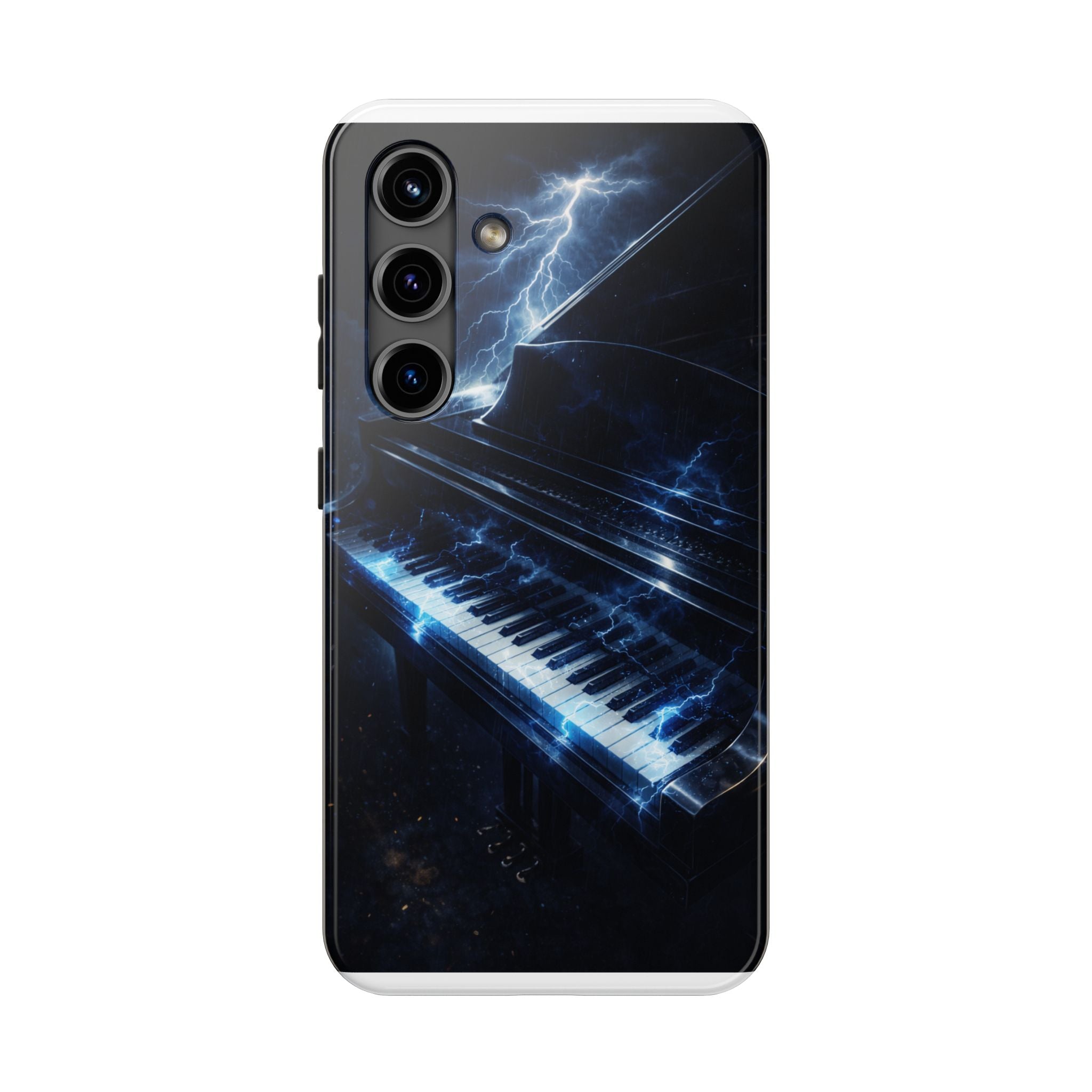 Piano Lightning Tough Phone Case | Electric Blue Keyboard Protective Case product image 20