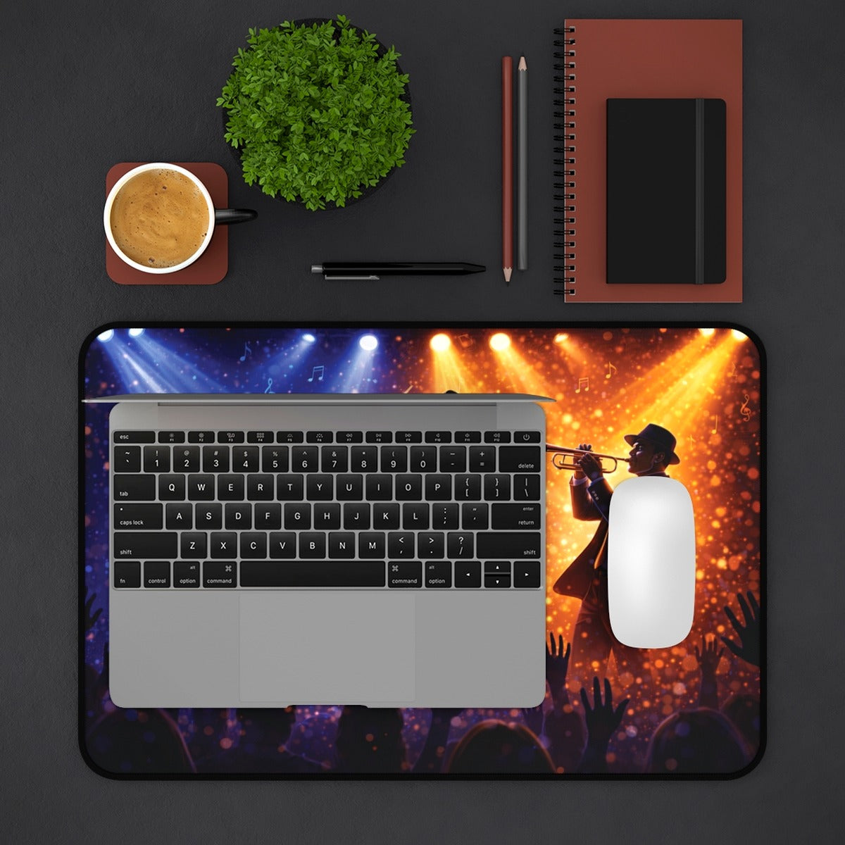 Jazz Night Desk Mat lifestyle photo