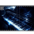 Storm Piano iPad Folio Case | Thunderstruck Keys detail crop 1