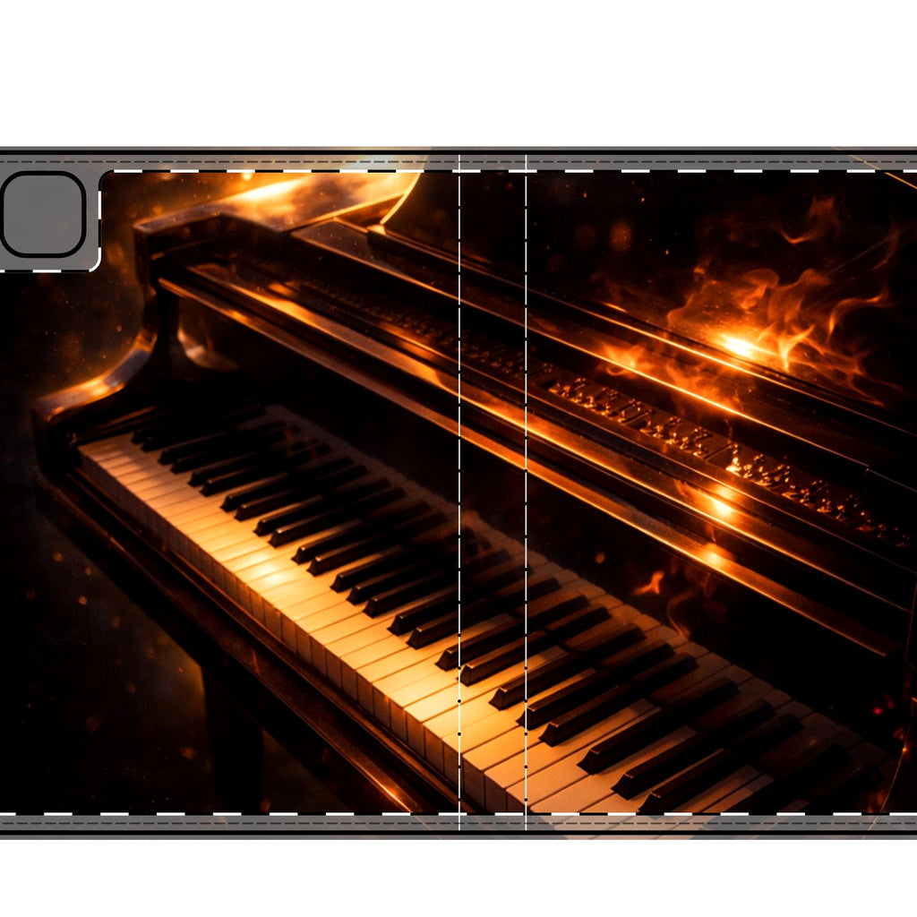 Midnight Piano iPad Folio Case | After Hours Sessions detail crop 1