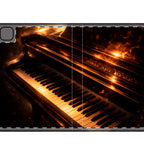Midnight Piano iPad Folio Case | After Hours Sessions detail crop 1